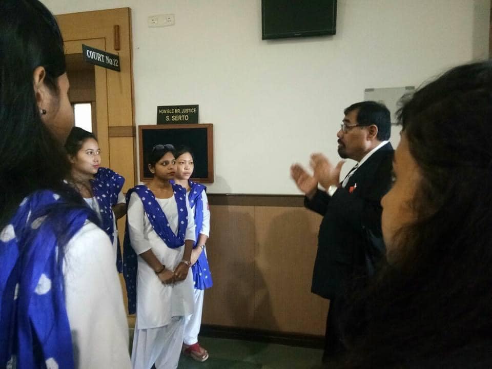 Court Visit of Coaching Students